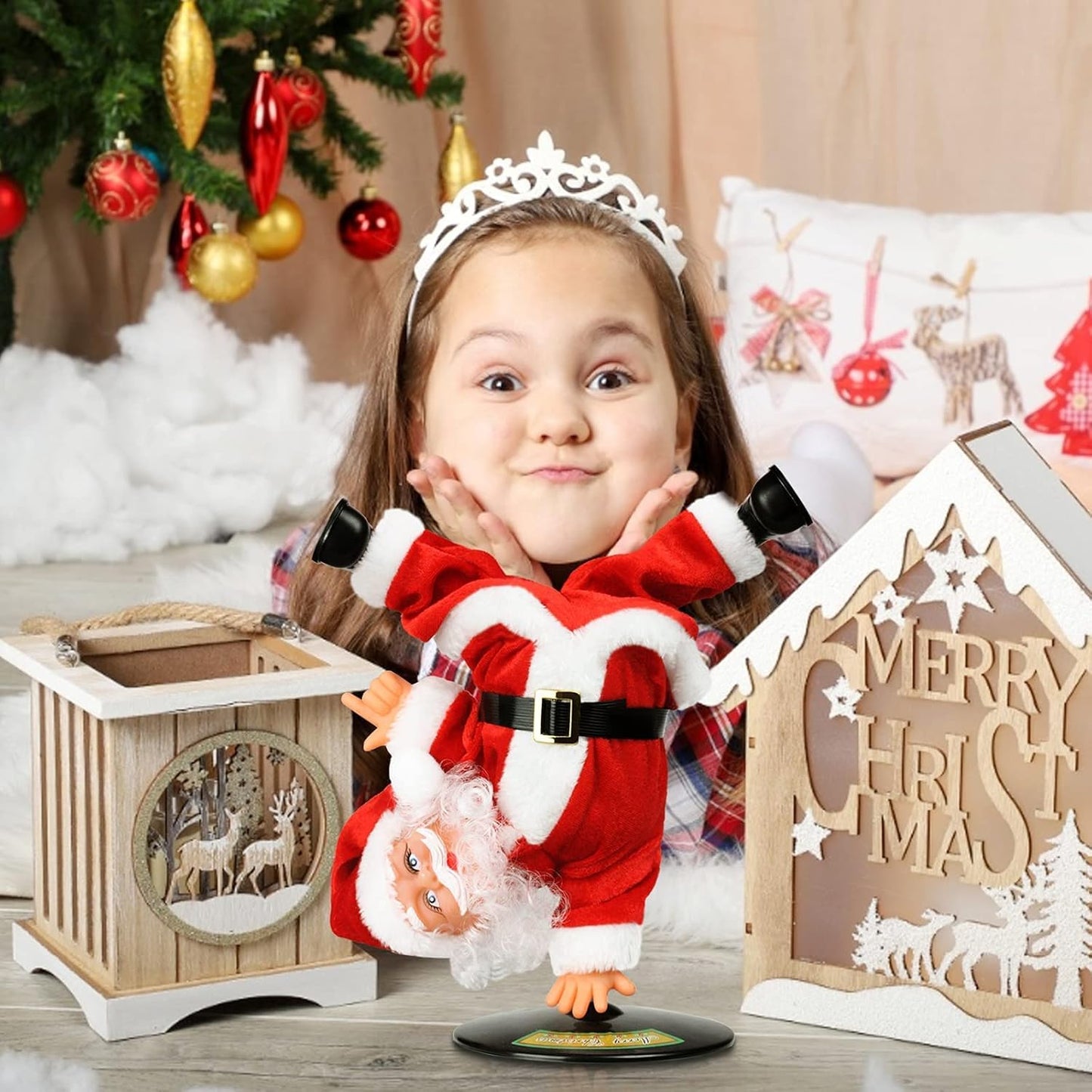 Papá Noel Bailarín de Cabeza