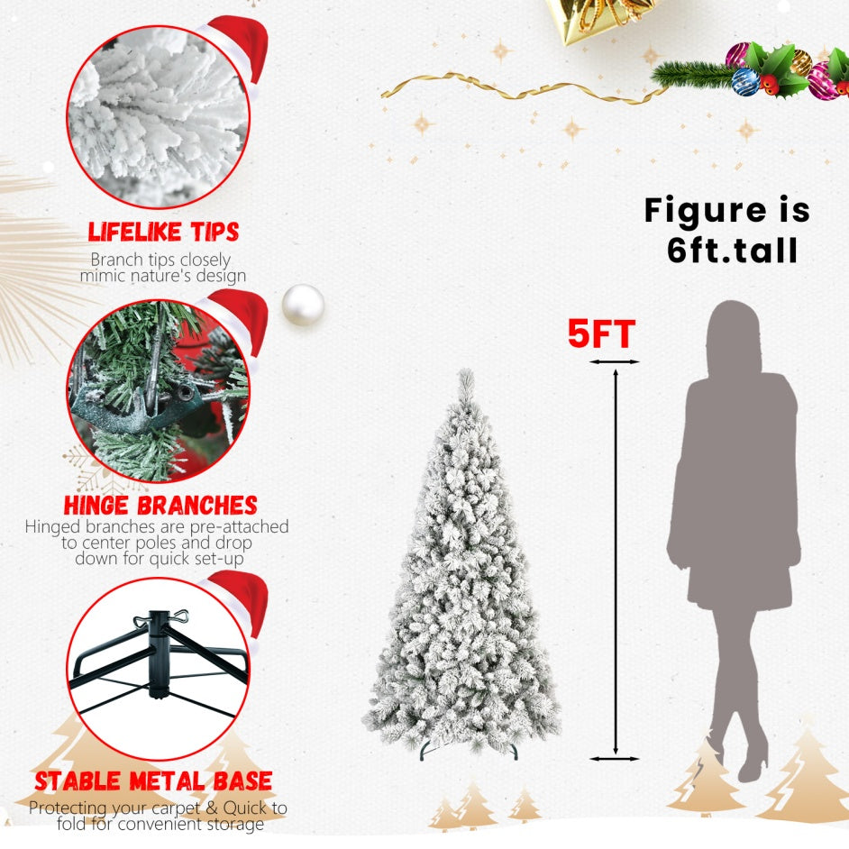 Árbol de Navidad Blanco Premium – Edición Elegance 2025